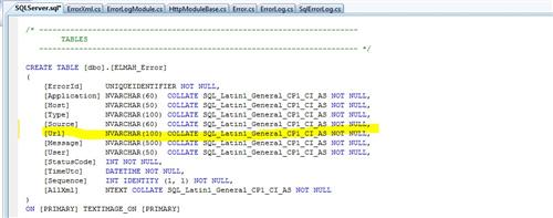 ELMAH - sql 1